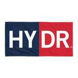 HYDR Beach Towel (Navy and Red)