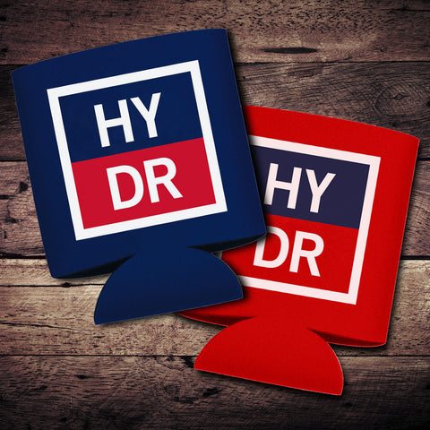 HYDR Logo Can Coolers